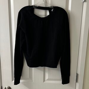 Good American Classic Black Knit Top